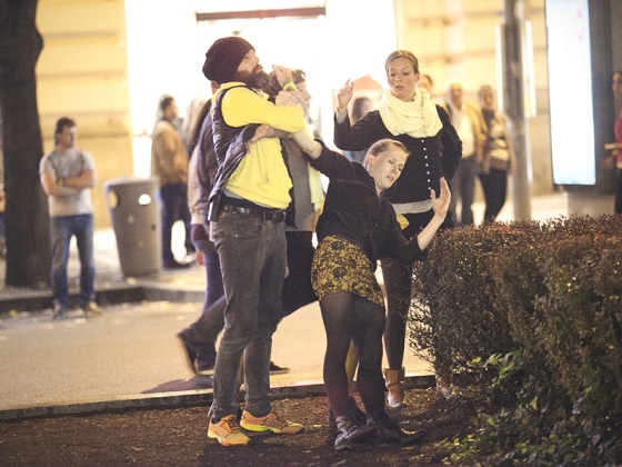 Druhé město | <h4>Divadlo Vosto5, VerTeDance, KALD DAMU</h4>
11. 10. 2014, Václavské náměstí