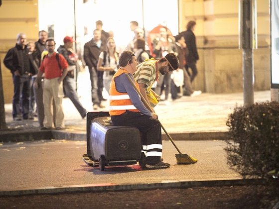 Druhé město | <h4>Divadlo Vosto5, VerTeDance, KALD DAMU</h4>
11. 10. 2014, Václavské náměstí
