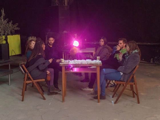 Knowtilus | <h4>Prezentace site-specific projektů z ateliéru Divadelní tvorba v netradičních prostorech KALD DAMU</h4>
17. 10. 2013, Palác u Stýblů