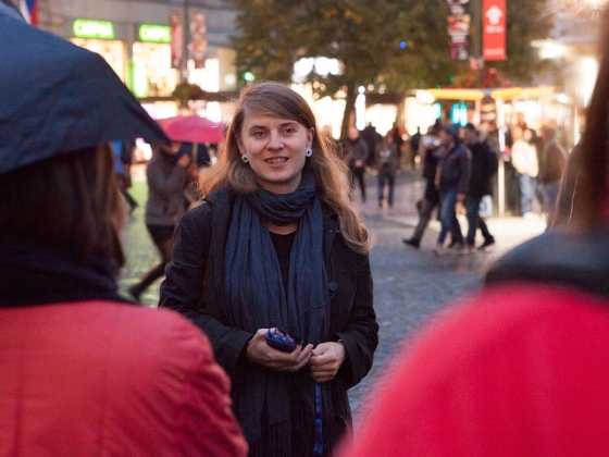 Slavná éra funkcionalismu | <h4>S Vendulou Hnídkovou po Václavském náměstí</h4>
15. 10. 2013