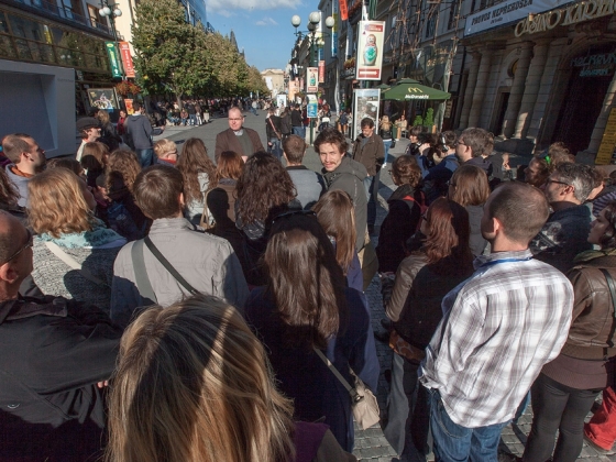 Václavské nám. od 14. století po současnost | <h4>Procházka s Richardem Bieglem po Václavském náměstí</h4>
13. 10. 2013