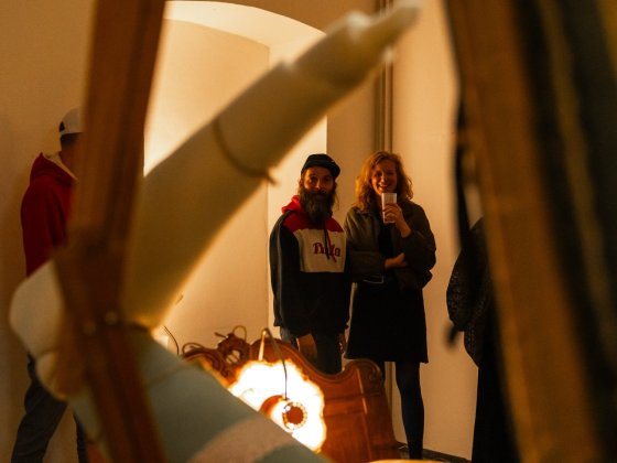 Vernisáž výstavy vnitro | foto: Markéta M. Černá