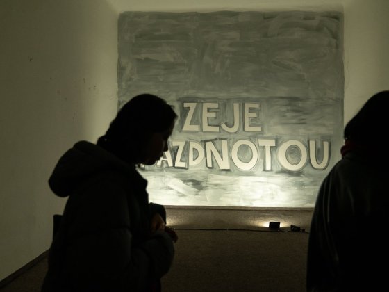 Vernisáž výstavy vnitro | foto: Markéta M. Černá