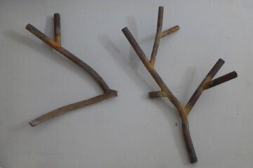 Stalo se, 2019, recyklovaný kov, délka 120 cm